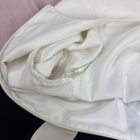 Judith and Charles Womens Black White Sheath Dress Size 6 Short Sleeve Workwear - Picture 6 of 8